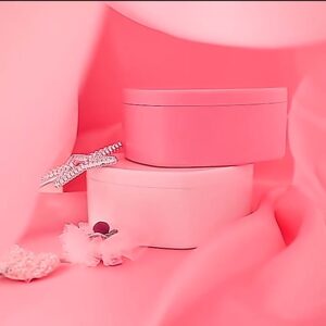 heart Shape Mini Jewelry Storage Box Portable Travel Jewelry