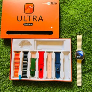 with Out Metal Strip Ultra Smart Watch Ultra 7 in 1 (Random color)