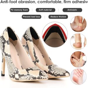 Heel Grips Liner Cushions oe Too Big Inserts for Loose Shoes, Heel Pads Snugs for ShMen Women, Filler Improved Shoe Fit and Comfort, Prevent Heel Slip and Blister(random color)