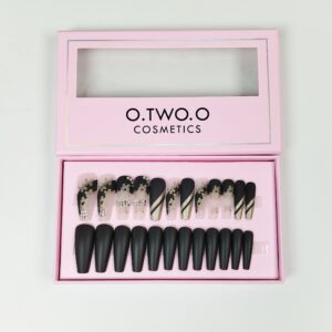 24 Pcs O.TWAO.O Nails | Bold, Glossy & Long-Lasting Finish | Best Quality Nails for women