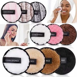 Make-Up Remover Pads Reusable (Random Color)