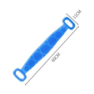 (100 Pcs) Double Side Towel Bath Scrubber (Random Color)