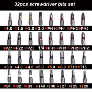Harden 33Pcs Screwdriver Bits Set