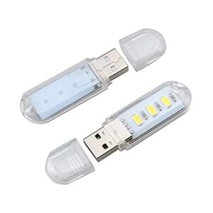 Mini Portable USB LED Book Light (Random Light Color)