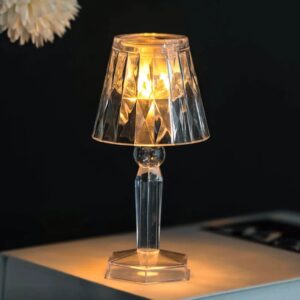 LED Night Light Crystal Diamond Table Lamp (cell operated)