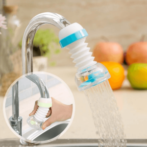 (100 Pcs) Adjustable Rotating Faucet Anti-splash Water-saving Valve Filter Tap Kitchen Device Head Swivel Spout