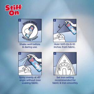 Fabric Starch Spray  Stiff On for crisp and fresh clothes - 567gram