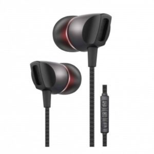 Discover Wired Earphone with Volume Control Black