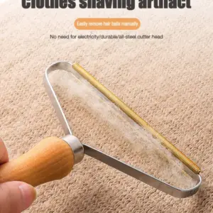 Portable Manual Hair Remover Coat Roller Hair Remover Double-sided Shaving Knife Pet Hair Cleaning Brush Sofa Shaving Ball Too