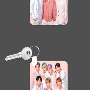 Customize Box Style MDF KeyChain