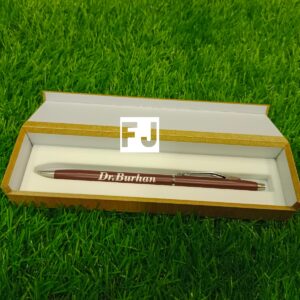 Customize Pen With Engrave Wooden Box