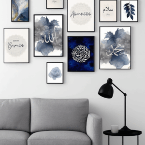 Wooden Photo Frame Set – 10 Pcs, Assorted Sizes for Wall & Table Décor