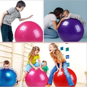 700G Ball, ,55Cm Exercise Ball Large Spikes Tactile Sensory Massage Withrout Pump (Random Color)