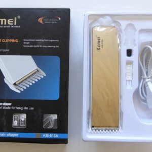 ORIGINAL KEMEI KM - 518A Professional Rechargeable Hair Clipper Trimmer Double Battery Inside(Random Colors)