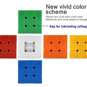 Rubic cube 3x3 for kids Magic Speed Square Cube Puzzle Toys (Random color)
