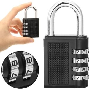 3 Digit Combination Padlock for locker Luggage suitcase Travel bag (Random color)