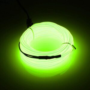 Glowing Wire led strip Atmosphere light for DIY Flexible AUTO interior Lamp Party Decoration Lights Neon Strips(Cell Operated) (Random Color)