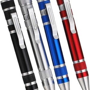 8 in 1 screwdrivers tool pen | Precision Pocket Screwdriver Set Mini Gadgets Repair Tool Mini Pen Screwdriver Set Multi-function Magnetic Screwdriver Kit (Random color) (1 pc)