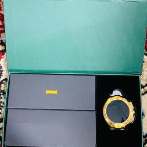 Bcd-49 Round dail smart watch Gold chain straps