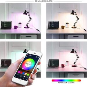 Color Changing Smart WIFI RGB led bulb, Dim-able and Color changing - Voice Controlled, 13watt - 220V LED Smart RGB Bulb, 16 Million colors + White