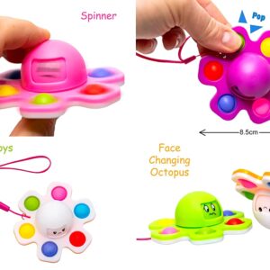 Face Changing Pop It Spinner - Each