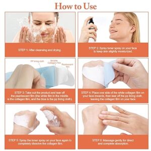 Collagen dissolving Mask for Korean glass skin | Collagen filler collagen instant facial mask ( Without Box )