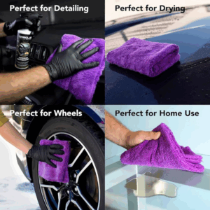 Premium Microfiber Car Cleaning Towel – Super Soft & Scratch-Free - Car Cleaning Towel