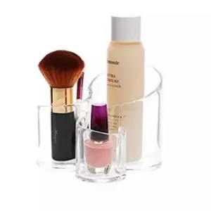 Cosmetic Makeup Organizer Transparent Acrylic Lipstick Holder Display Stand