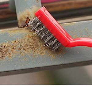 Gas Stove Cleaning Wire Brush Kitchen Tools Metal Fiber Brush – Set of 3 Brush