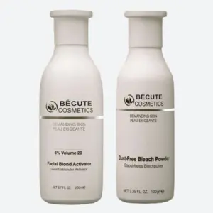 Becute Skin Polish Set – Bleach Powder & Facial Blonde Activator for Radiant and Even Skin Tone