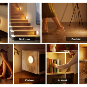 Motion Sensor Light for Home with USB Charging Sensor Wall Light for Hallway, Wardrobe, Bedroom, Stairs