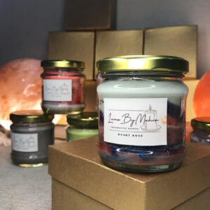 Dusky Rose | The Scent of Love at Dusk – Handmade Luxurious Floral & Musky Soy Wax Candle - 100 gram