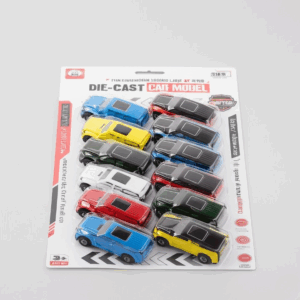 Die-Cast Metal Toy Cars Set – Pack of 12 Assorted SUV Models in Vibrant Colors for Kids’ Play, Collecting, Racing, and Gifting