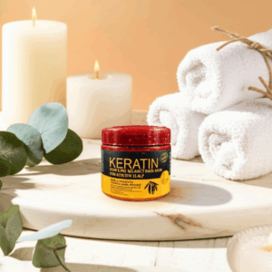 Keratin Hair Mask Treatment – Deep Repair & Strengthening Formula with Nourishing Keratin Complex | Rmaged Hair, Enhances Shine, Controls Frizz & Protects Color-Treated Hair (300ml)