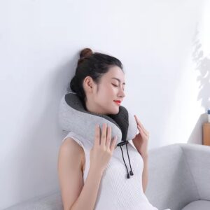 U Shaped Travel Pillow Memory Foam Neck And Head Support (random color)