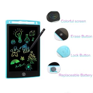 10 inch LCD writing tablet for kids - digital drawing pad - erasable writing board - writing pad (random color)