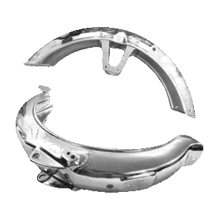 Mudguard Front & Back Set 70CC Motorcycle Metal Chrome Material Front Back Mudguard Set