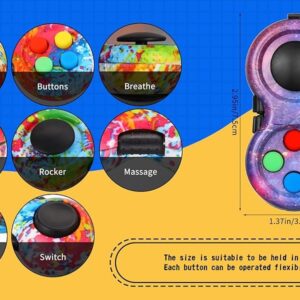 Fidget Pad Retro Classic Fidget Controller Handheld Fidget Game Controller Fun Fidget Pad Packs Classic Fidget Toys - Random Color & Design