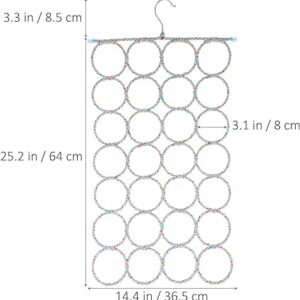 28 Holes Scarf Hanger / Tie Hanger / Belt Hanger Organizer