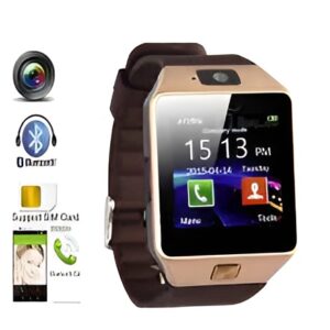 DZ09 Bluetooth Smartwatch,Touchscreen Wrist Smart Phone Watch Sports Fitness Tracker with SIM SD Card Slot Camera (black)