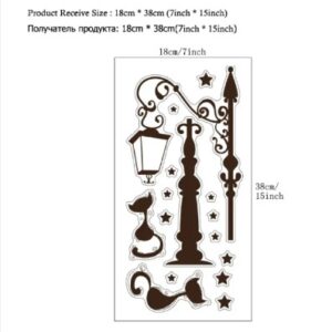 Cats Under The Street Light Wall Stickers