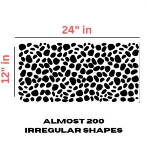 Almost 200 Irregular Polka Dots Wall Decal, Polka Dot Stickers, Polka Dot Decals, Black Polka Dots, Wall Decor, Wall Art, Wall Decals, Wall Stickers