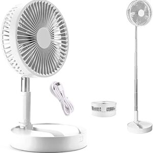 Folding Telescopic Floor Fan Summer Silent Desktop Direct  electric Fan For Office Bedroom School (random Color )