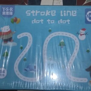 (A size Dubai imported )Stroke Line dot to dot Magical Tracing Workbook For Kids | Student Learning Book (64 pages stage 1 )
