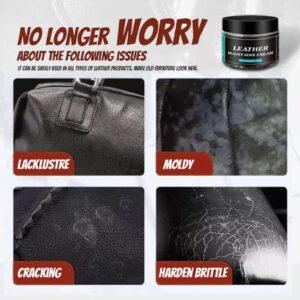Leather Maintain Repair Cream Polish Restore Shine Moisturizing Care for Leather Products Shoe Bag Car Seat (100 Gm)(without sponge)