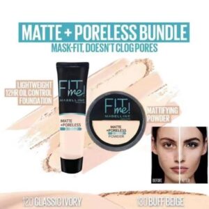 Fit me foundation and face powder gift pack