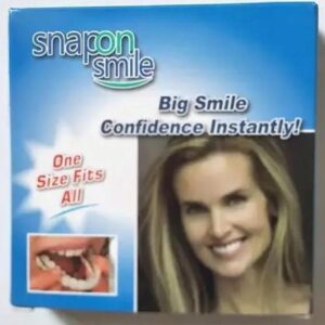 Snap-On smile for Beautiful Smiles Temporary Comfort Fit Whitening Instant Transformation for Men & Women
