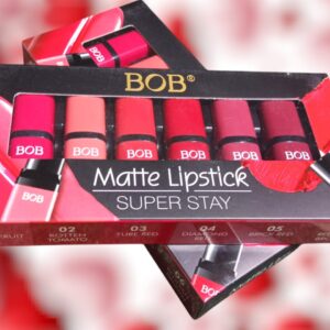 Pack of 6 Matte Bob Lipstick Set