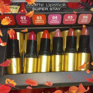 6 in 1 Kylie Matt Lipstick kit - Kelly 6 Shade Collection