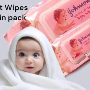 ( Pack of 2)Johnson's Baby Skincare Wipes Wet Wipes